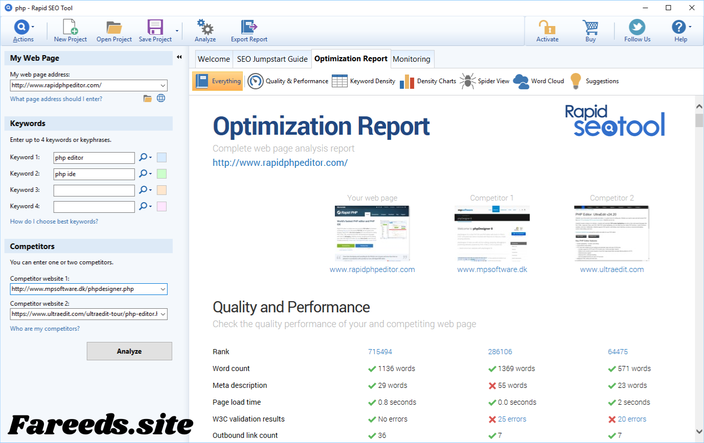 Rapid SEO Tool